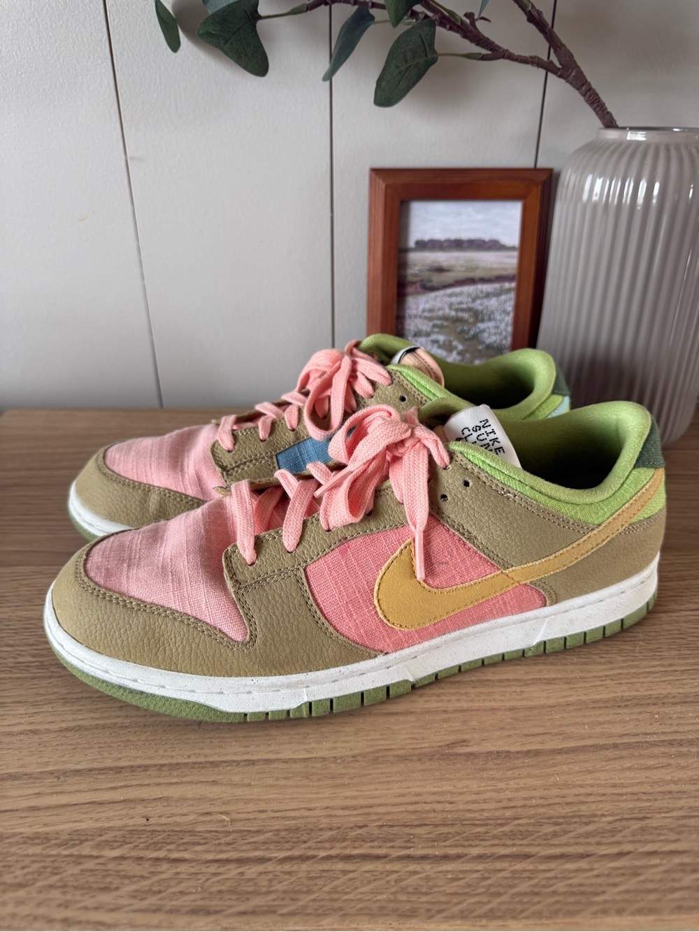 Nike Dunk Low Sun Club Arctic Orange Sanded Gold Multicolor Men’s 11